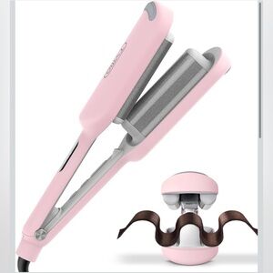 Tymo Pink cury Iron Hair crimper Waver NEW